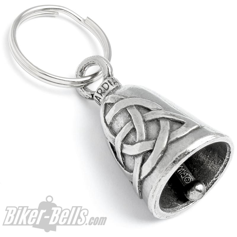 Triqueta Guardian Bell Keltischer Knoten Motorrad Glücksbringer Glocke Geschenk Triqueta Guardian Bell Keltischer Knoten Motorrad Glücksbringer Glocke Geschenk