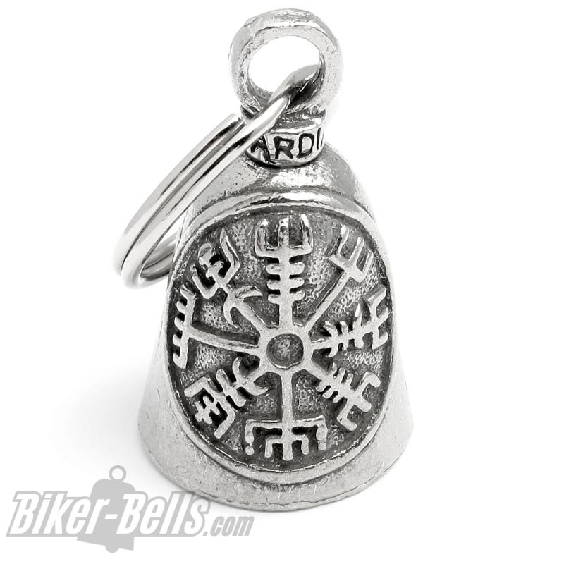 Original Guardian Bell Vegvisir Wikinger Runen-Kompass Glücksbringer Biker Geschenk Original Guardian Bell Vegvisir Wikinger Runen-Kompass Glücksbringer Biker Geschenk