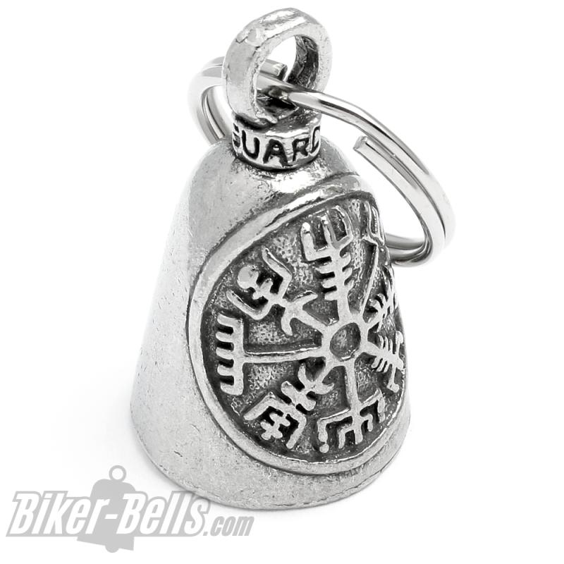 Original Guardian Bell Vegvisir Wikinger Runen-Kompass Glücksbringer Biker Geschenk Original Guardian Bell Vegvisir Wikinger Runen-Kompass Glücksbringer Biker Geschenk