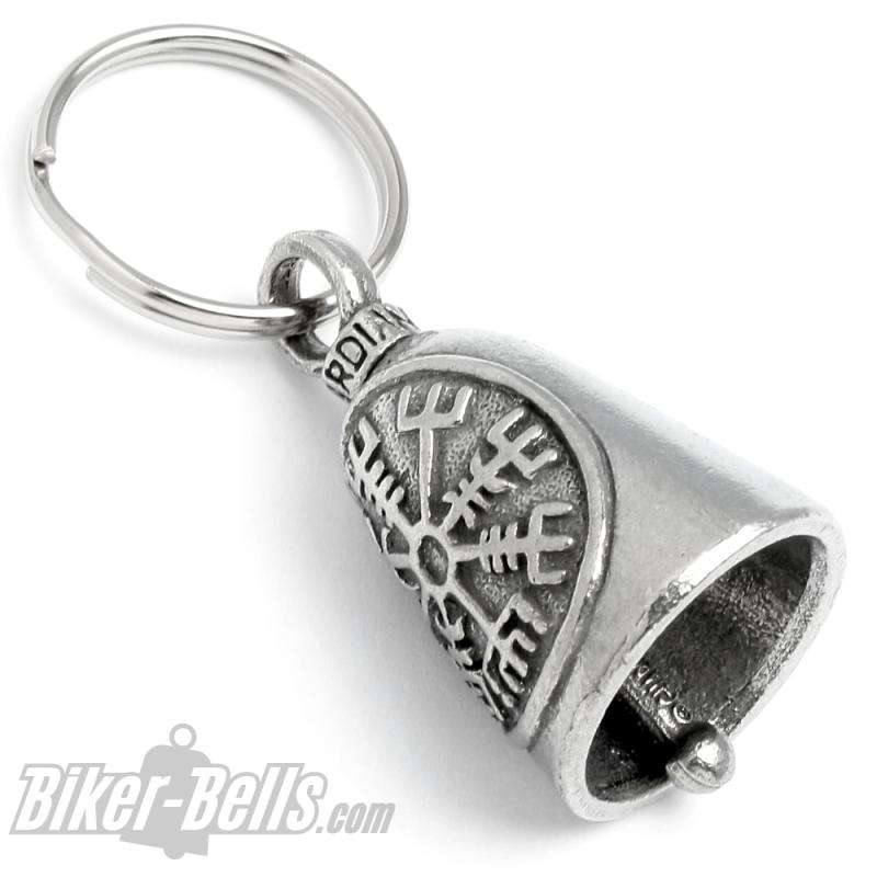 Original Guardian Bell Vegvisir Wikinger Runen-Kompass Glücksbringer Biker Geschenk Original Guardian Bell Vegvisir Wikinger Runen-Kompass Glücksbringer Biker Geschenk