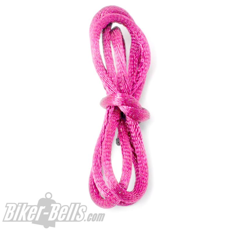 Reißfeste 50cm Schnur in pink zum befestigen von Tibet Bells und anderen Biker-Bells