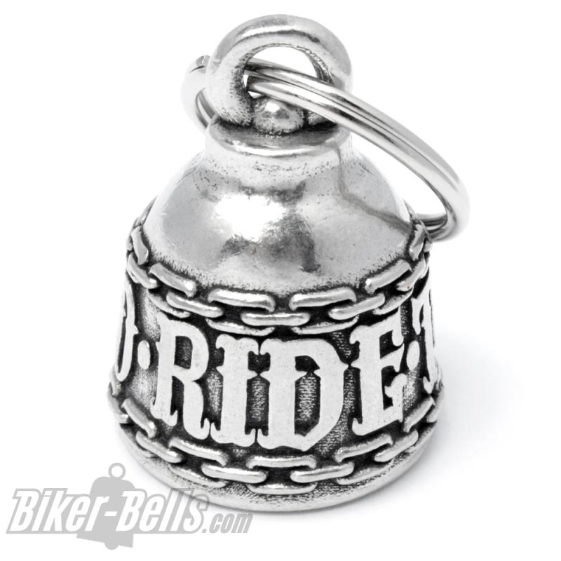 Live to Ride to Live Biker-Bell mit großen Buchstaben Motorradfahrer Lifestyle Live to Ride to Live Biker-Bell mit großen Buchstaben Motorradfahrer Lifestyle