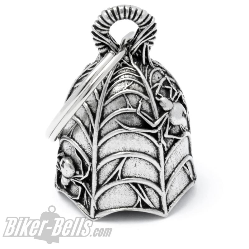 Spider Web Biker-Bell With Spider Motorcyclist Lucky Bell Bravo Bell Spider Web Biker-Bell With Spider Motorcyclist Lucky Bell Bravo Bell