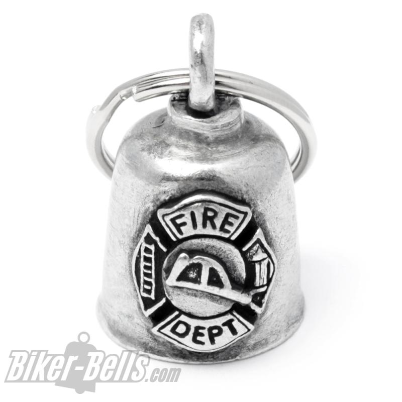 Biker-Bell Fire Brigade Bell Lucky Fire Guard Motorcycle Rider Lucky Charm
