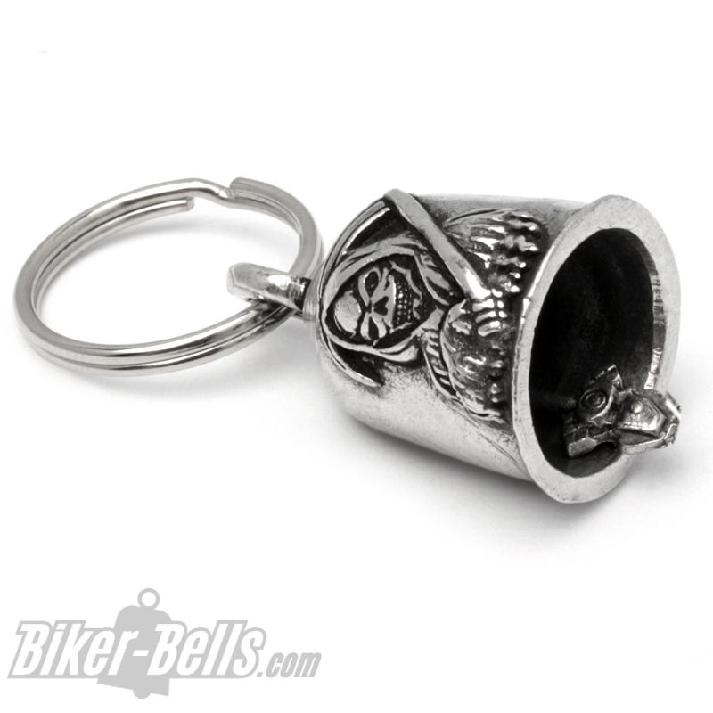 Grim Reaper Biker-Bell Reaper Lucky Charm Motorcycle Bell Gremlin Bell Gift
