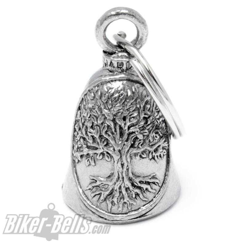 Guardian Bell With Tree Of Life Lucky Charm Motorcycle Bell World Tree Yggdrasil