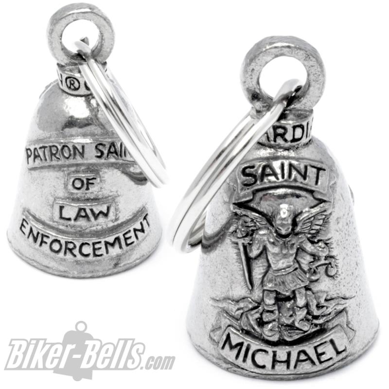 Guardian Bell With Archangel St. Michael Motorcycle Guardian Angel Biker Bell Gift