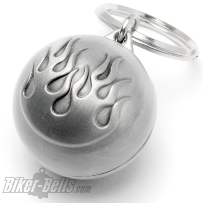 Flammen Ryder Ball Hot Feuer Kugel Biker-Bell Motorradfahrer Glücksbringer Geschenk Flammen Ryder Ball Hot Feuer Kugel Biker-Bell Motorradfahrer Glücksbringer Geschenk