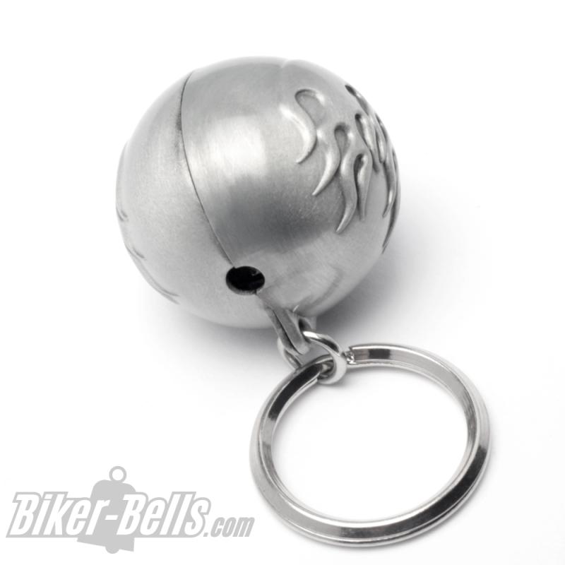 Flammen Ryder Ball Hot Feuer Kugel Biker-Bell Motorradfahrer Glücksbringer Geschenk Flammen Ryder Ball Hot Feuer Kugel Biker-Bell Motorradfahrer Glücksbringer Geschenk