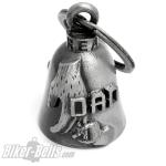 Dad Biker-Bell Vater und Kind Geschenk Vatertag Geschenkidee für Motorradfahrer