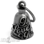 I (fucking) Love You Biker-Bell dunkelgrau mit Spruch Motorradfahrer Liebe Geschenk
