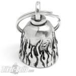 Feurer Gremlin Bell lodernde Flammen Motorradfahrer Glücksbringer Biker Geschenk