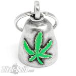 Hanfblatt Gremlin Bell Cannabis Weed Motorradfahrer Glücksbringer Glocke Geschenk
