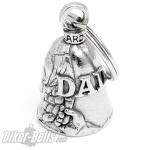 Dad Guardian Bell Papa und Kind Vatertag Geschenk Glücksbringer für Motorradfahrer