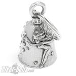 Guardian Bell mit Fee Glücksbringer für Motorradfahrerinnen Biker Elfe Geschenk