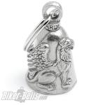 Original Guardian Bell mit Greif Fabelwesen und Wappentier Glücksbringer für Bikes