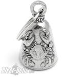 Zodiac sign Cancer Bell Original Guardian Bell Crab Motorcyclist Lucky Charm Gift
