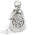 Original Guardian Bell with Pentagram Five-pointed Witch Star Bikers Lucky Charm