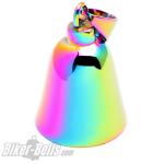 Colorful Rainbow Road Bell without Motif Plain Stainless Steel Bell for Bikes