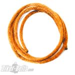 Tear-resistant 50cm cord in orange to attach Tibet Bells and other biker bells