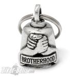Brotherhood Biker-Bell with handshake brotherhood cohesion gift for bros