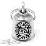 Biker-Bell Feuerwehr Glocke Glücksbringer Brandwache Motorradfahrer Glücksbringer