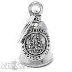 Guardian Bell mit St. Christopher Schutzpatron der Reisenden Motorradglocke Geschenk